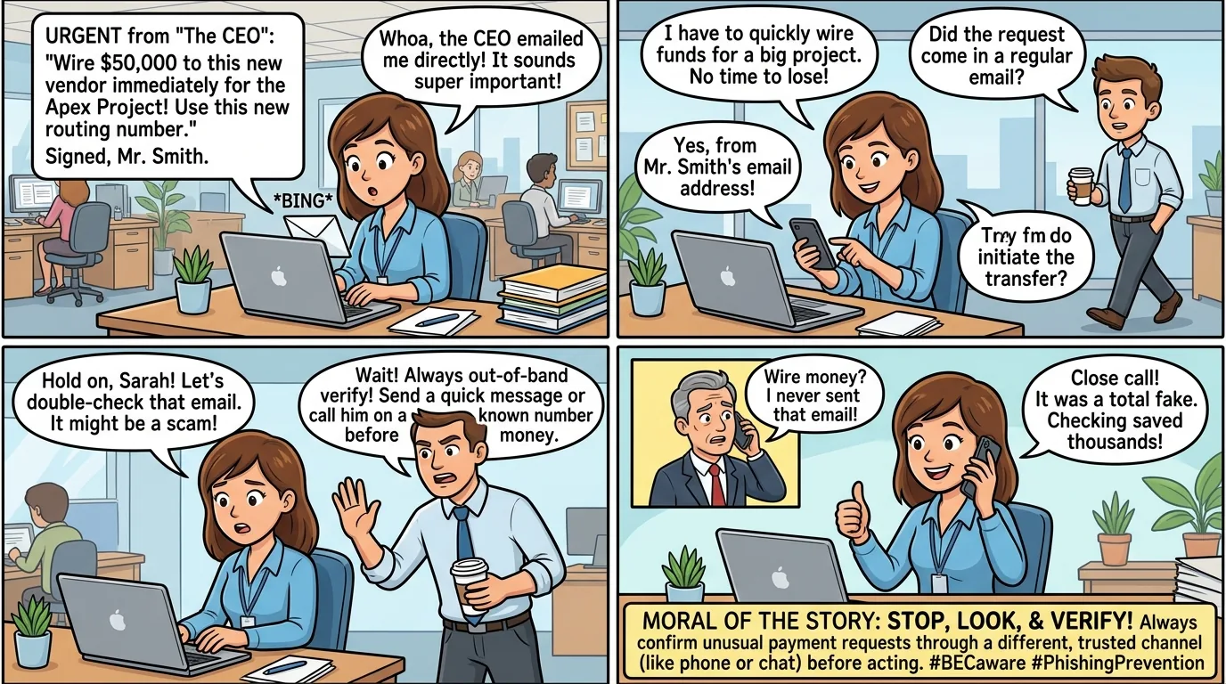 The CEO Who Wasn't: A BEC Comedy of Errors