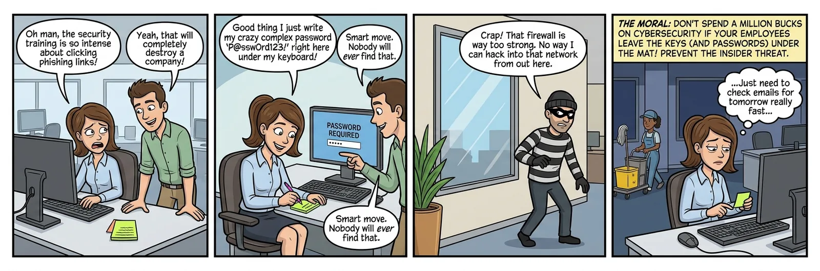 The Trojan Employee: Trust, But Verify