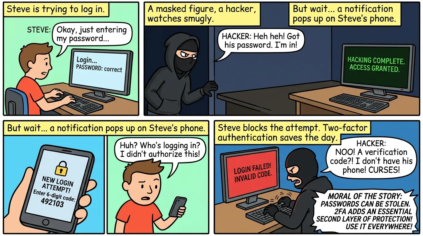 Two Locks Are Better Than One: 2FA Explained
