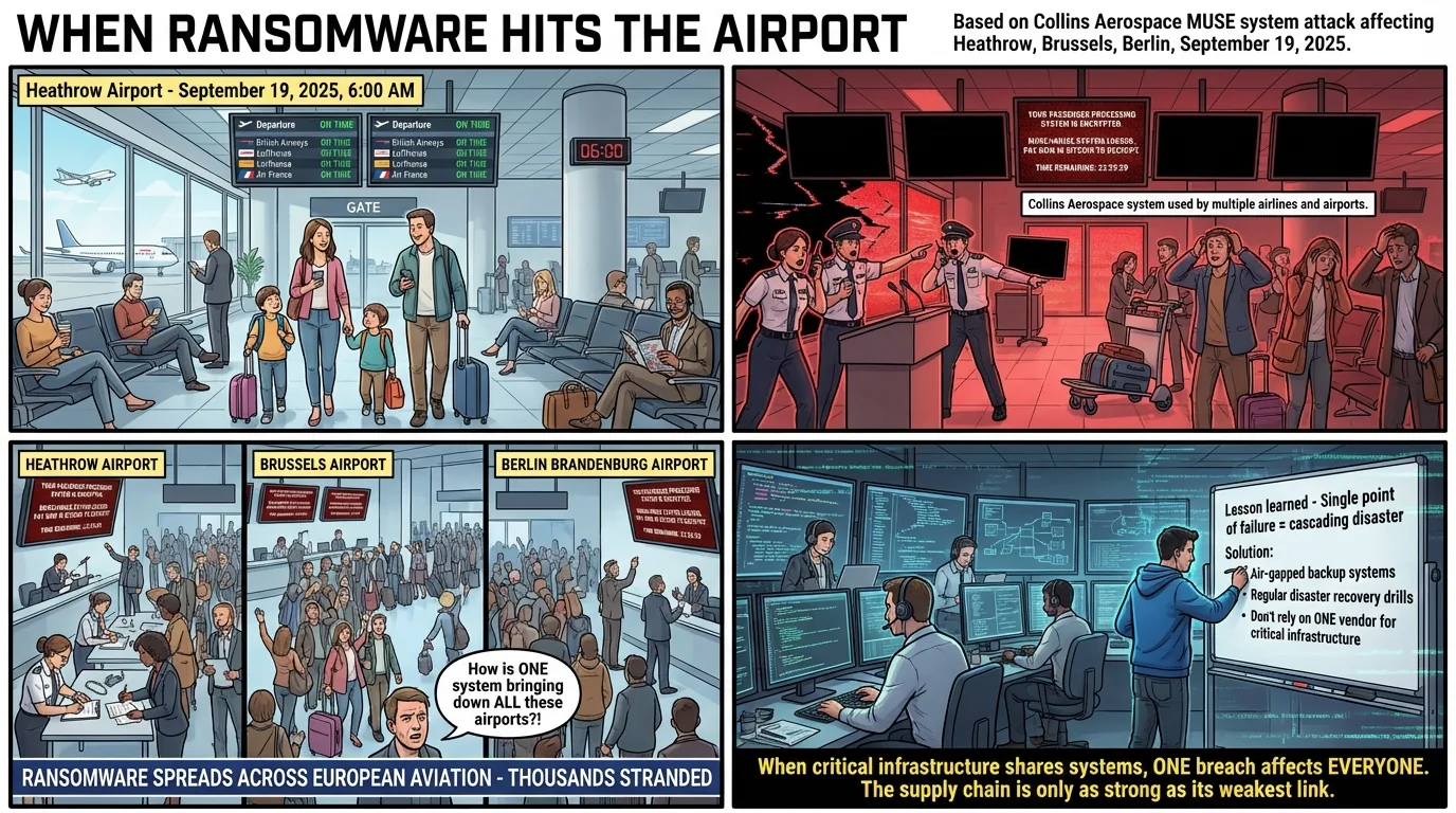 When One Domino Falls: The Great Airport Ransomware Crisis