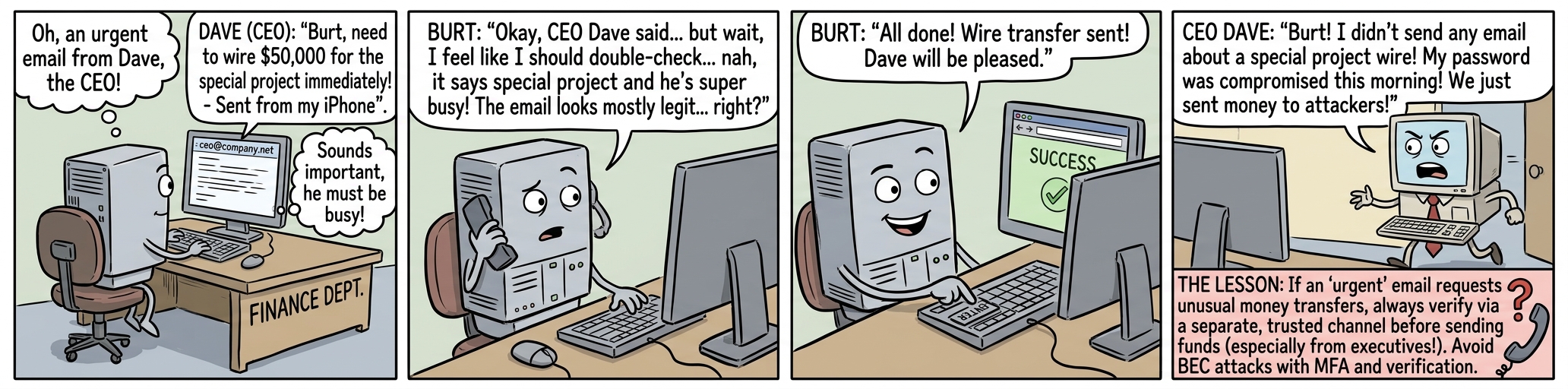 CyberToons: business email compromise