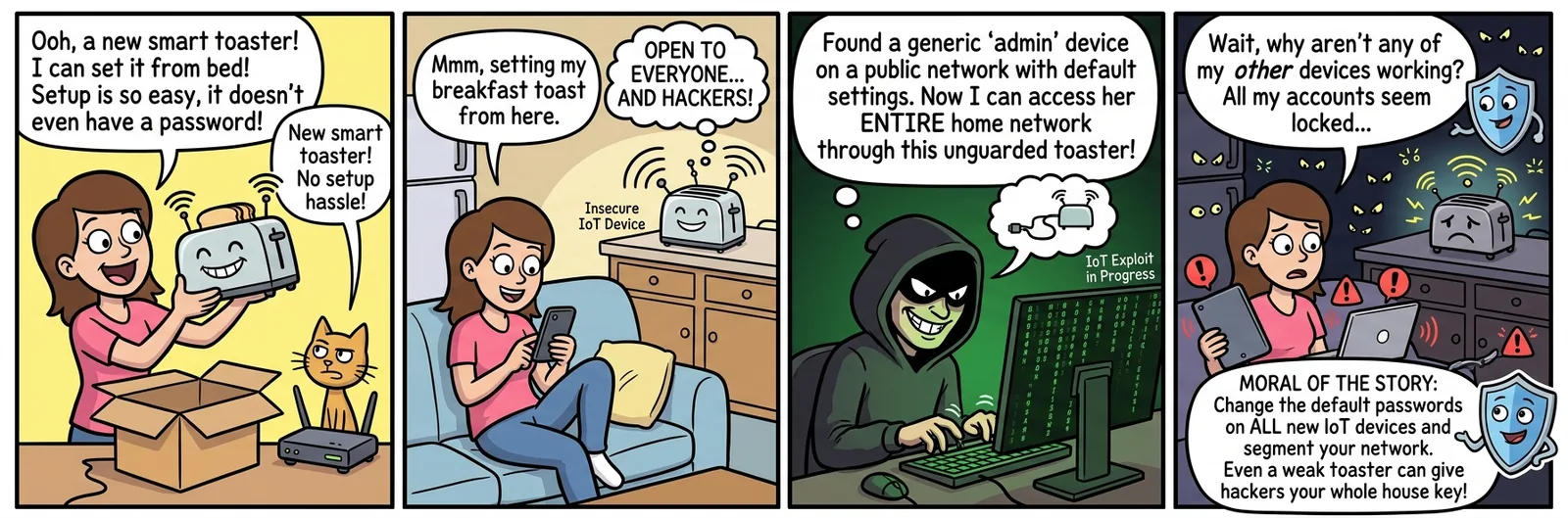 Smart Fridge, Dumb Password