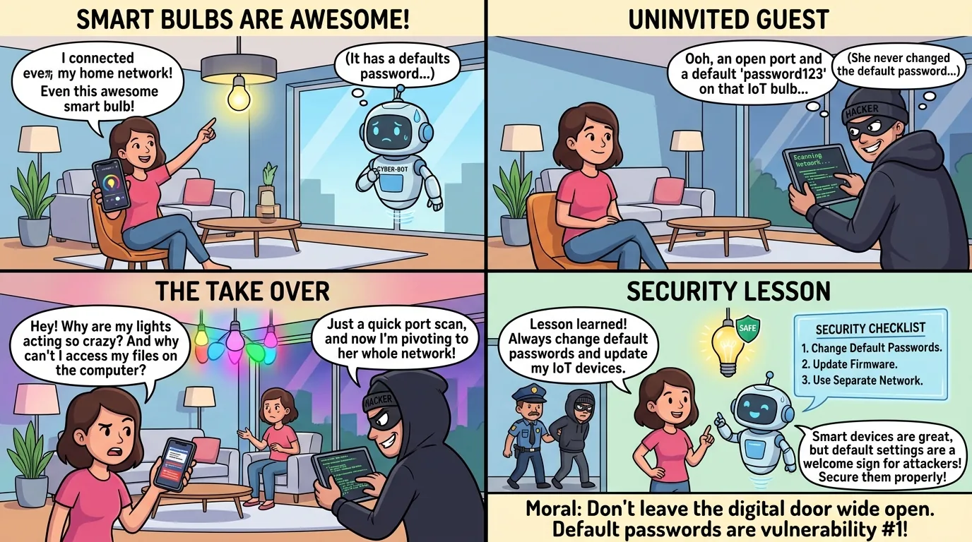 Smart Home, Dumb Security: The IoT Invasion